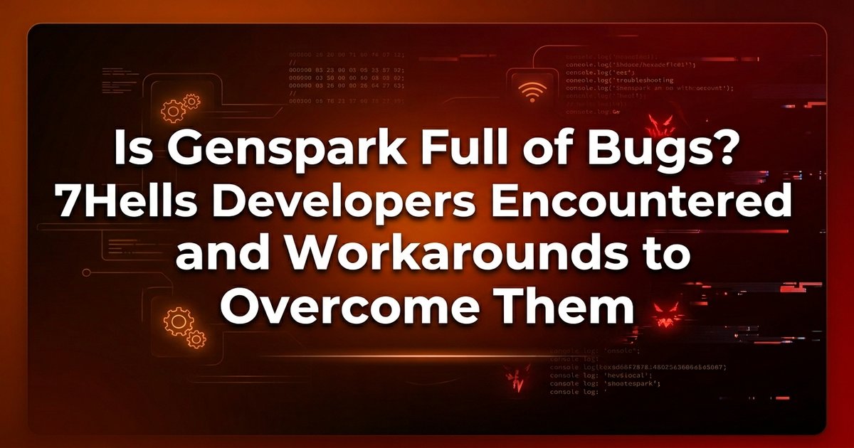 Genspark Bugs? The 7 Developer Nightmares and How to Work Around Them